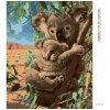 Diamantové maľovanie - KOALY (Rámovanie bez rámu a bez vypnutia plátna, Rozmer 40x50 cm)