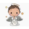 Diamantové maľovanie - DETSKÝ ANJEL (Rámovanie bez rámu a bez vypnutia plátna, Rozmer 40x50 cm)