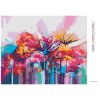 Diamantové maľovanie - PESTRÉ LETNÉ KVETY (Rámovanie bez rámu a bez vypnutia plátna, Rozmer 40x50 cm)