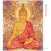 Diamantové maľovanie - BUDDHA A ORNAMENTY (Rámovanie bez rámu a bez vypnutia plátna, Rozmer 40x50 cm)