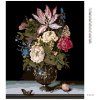 Diamantové maľovanie - ZÁTIŠIE S KVETMI (AMBROSIUS BOSSCHAERT) (Rámovanie bez rámu a bez vypnutia plátna, Rozmer 40x50 cm)