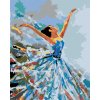 Diamantové maľovanie - TANCUJÚCA BALETKA (Rámovanie bez rámu a bez vypnutia plátna, Rozmer 40x50 cm)