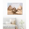 Diamantové maľovanie - SFINGA A PYRAMÍDY EGYPT (Rámovanie bez rámu a bez vypnutia plátna, Rozmer 40x50 cm)