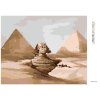 Diamantové maľovanie - SFINGA A PYRAMÍDY EGYPT (Rámovanie bez rámu a bez vypnutia plátna, Rozmer 40x50 cm)