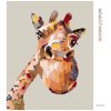 Diamantové maľovanie - MAĽOVANÁ ŽIRAFA (Rámovanie bez rámu a bez vypnutia plátna, Rozmer 40x50 cm)