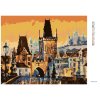 Diamantové maľovanie - KARLOV MOST (Rámovanie bez rámu a bez vypnutia plátna, Rozmer 40x50 cm)