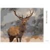 Diamantové maľovanie - DOSPELÝ JELEŇ (Rámovanie bez rámu a bez vypnutia plátna, Rozmer 40x50 cm)
