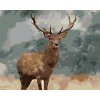 Diamantové maľovanie - DOSPELÝ JELEŇ (Rámovanie bez rámu a bez vypnutia plátna, Rozmer 40x50 cm)