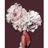 Diamantové maľovanie - ABSTRAKTNÁ KVETINOVÁ ŽENA (Rámovanie bez rámu a bez vypnutia plátna, Rozmer 40x50 cm)