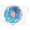 Diamantové maľovanie - ŽENA RYBY (Rámovanie bez rámu a bez vypnutia plátna, Rozmer 40x50 cm)