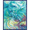 Diamantové maľovanie - VLNY (Rámovanie bez rámu a bez vypnutia plátna, Rozmer 40x50 cm)