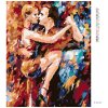 Diamantové maľovanie - VO VÁŠNI TANCA (Rámovanie bez rámu a bez vypnutia plátna, Rozmer 40x50 cm)