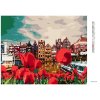 Diamantové maľovanie - TULIPÁNY V AMSTERDAME (Rámovanie bez rámu a bez vypnutia plátna, Rozmer 40x50 cm)