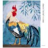 Diamantové maľovanie - PESTRÝ KOHÚT (Rámovanie bez rámu a bez vypnutia plátna, Rozmer 40x50 cm)