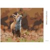 Diamantové maľovanie - LÍŠKA V LESE (Rámovanie bez rámu a bez vypnutia plátna, Rozmer 40x50 cm)