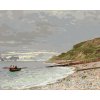 Diamantové maľovanie - LA POINTE DE LA HÈVE, SAINTE-ADRESSE (CLAUDE MONET) (Rámovanie bez rámu a bez vypnutia plátna, Rozmer 40x50 cm)