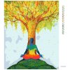 Diamantové maľovanie - JÓGA POD STROMOM (Rámovanie bez rámu a bez vypnutia plátna, Rozmer 40x50 cm)