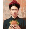Diamantové maľovanie - FRIDA KAHLO A HAMBURGER (Rámovanie bez rámu a bez vypnutia plátna, Rozmer 40x50 cm)