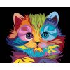 Diamantové maľovanie - FAREBNÉ MAČIATKO (Rámovanie bez rámu a bez vypnutia plátna, Rozmer 40x50 cm)