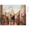 Diamantové maľovanie - NA NÁMESTÍ (Rámovanie bez rámu a bez vypnutia plátna, Rozmer 40x50 cm)