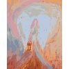 Diamantové maľovanie - ANJELI OD LENKY - HOPE ANGEL (Rámovanie bez rámu a bez vypnutia plátna, Rozmer 40x50 cm)