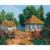 Diamantové maľovanie - VIDIECKE CHALÚPKY (Rámovanie bez rámu a bez vypnutia plátna, Rozmer 40x50 cm)
