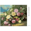 Diamantové maľovanie - DIVÉ RUŽE (Rámovanie bez rámu a bez vypnutia plátna, Rozmer 40x50 cm)