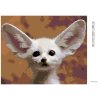 Diamantové maľovanie - LÍŠTIČKA FENKA (Rámovanie bez rámu a bez vypnutia plátna, Rozmer 40x50 cm)