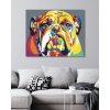 Diamantové maľovanie - BULDOG II (Rámovanie bez rámu a bez vypnutia plátna, Rozmer 40x50 cm)