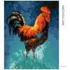 Diamantové maľovanie - KOHÚT A MODRÁ OBLOHA (Rámovanie bez rámu a bez vypnutia plátna, Rozmer 40x50 cm)