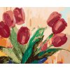Diamantové maľovanie - ČERVENÉ TULIPÁNY (Rámovanie bez rámu a bez vypnutia plátna, Rozmer 40x50 cm)