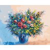 Diamantové maľovanie - OBROVSKÁ KYTICA JARNÝCH KVETÍN (Rámovanie bez rámu a bez vypnutia plátna, Rozmer 40x50 cm)