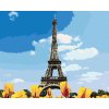Diamantové maľovanie - EIFFELOVA VEŽA A TULIPÁNY (Rámovanie bez rámu a bez vypnutia plátna, Rozmer 40x50 cm)