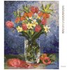 Diamantové maľovanie - TULIPÁNY A ĎALŠIE JARNÉ KVETY VO VÁZE (Rámovanie bez rámu a bez vypnutia plátna, Rozmer 40x50 cm)