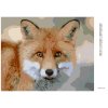 Diamantové maľovanie - MLADÁ LÍŠKA (Rámovanie bez rámu a bez vypnutia plátna, Rozmer 40x50 cm)