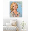 Diamantové maľovanie - VINTAGE ŽENA (Rámovanie bez rámu a bez vypnutia plátna, Rozmer 40x50 cm)
