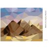 Diamantové maľovanie - PYRAMÍDY EGYPT MOZAIKA (Rámovanie bez rámu a bez vypnutia plátna, Rozmer 40x50 cm)