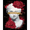 Diamantové maľovanie - VENUŠA S ČERVENÝMI RUŽAMI (Rámovanie bez rámu a bez vypnutia plátna, Rozmer 40x50 cm)