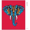 Diamantové maľovanie - MANDALA SLON (Rámovanie bez rámu a bez vypnutia plátna, Rozmer 40x50 cm)