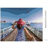 Diamantové maľovanie - ŽENA NA MÓLE (Rámovanie bez rámu a bez vypnutia plátna, Rozmer 40x50 cm)