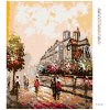 Diamantové maľovanie - PREKRÁSNY PARÍŽ (Rámovanie bez rámu a bez vypnutia plátna, Rozmer 40x50 cm)