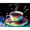 Diamantové maľovanie - FAREBNÁ KÁVA (Rámovanie bez rámu a bez vypnutia plátna, Rozmer 40x50 cm)