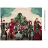 Diamantové maľovanie - AVENGERS ASSEMBLE (Rámovanie bez rámu a bez vypnutia plátna, Rozmer 40x50 cm)