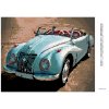 Diamantové maľovanie - ZELENÉ AUTO AUDI (Rámovanie bez rámu a bez vypnutia plátna, Rozmer 40x50 cm)