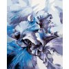 Diamantové maľovanie - MODRÉ KOSATCE (Rámovanie bez rámu a bez vypnutia plátna, Rozmer 40x50 cm)