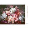 Diamantové maľovanie - MIX FAREBNÝCH KVETÍN (Rámovanie bez rámu a bez vypnutia plátna, Rozmer 40x50 cm)