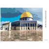 Diamantové maľovanie - MEŠITA AL AQSA (Rámovanie bez rámu a bez vypnutia plátna, Rozmer 40x50 cm)