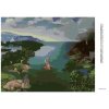 Diamantové maľovanie - KRAJINA S CHARÓNOM PREKRAČUJÚCIM STYX (JOACHIM PATINIR) (Rámovanie bez rámu a bez vypnutia plátna, Rozmer 40x50 cm)