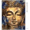 Diamantové maľovanie - BUDDHA S ORNAMENTAMI (Rámovanie bez rámu a bez vypnutia plátna, Rozmer 40x50 cm)