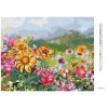 Diamantové maľovanie - LUČNÉ KVETY (Rámovanie bez rámu a bez vypnutia plátna, Rozmer 40x50 cm)